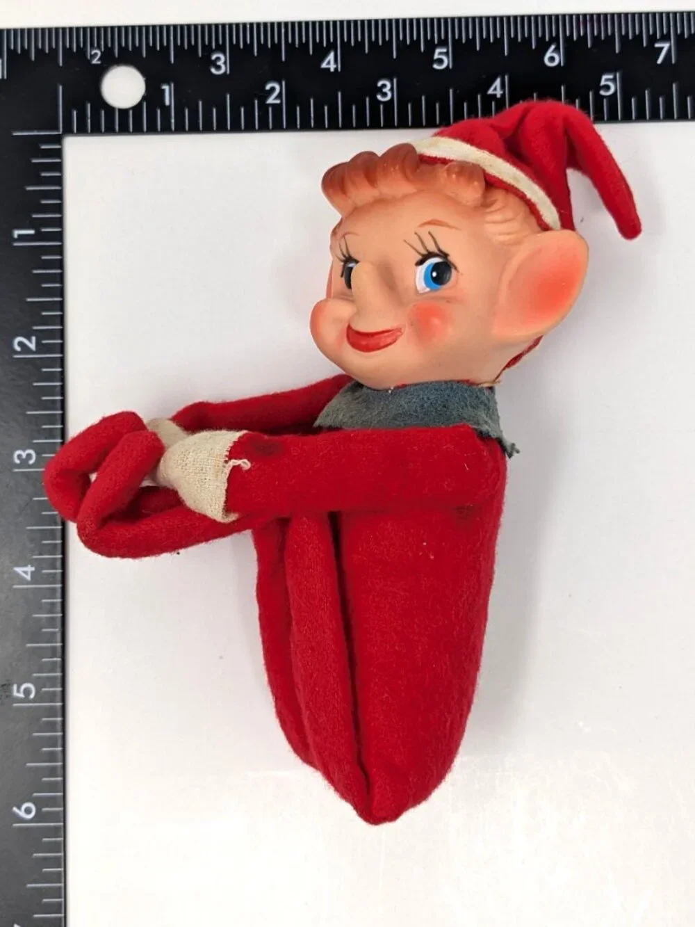 VTG 50s Knee Hugger Elf Ornament Pixie Sakai Japan Commonwealth of Pennsylvania